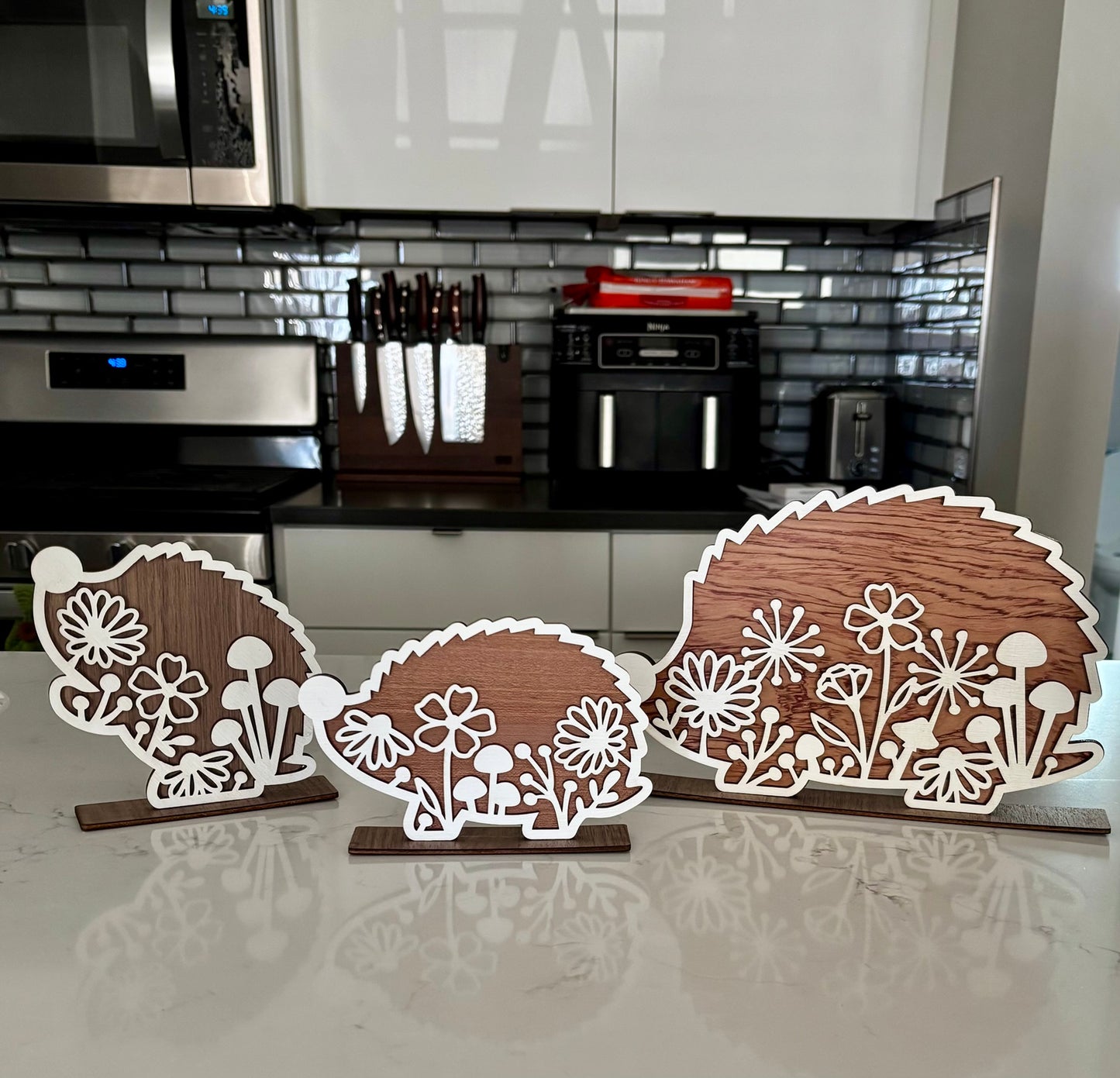 Wooden Decor - Hedgehog