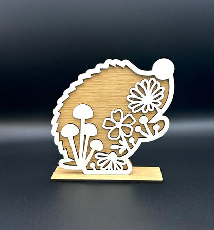 Wooden Decor - Hedgehog