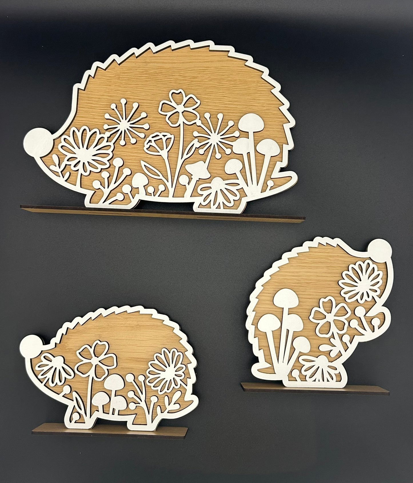 Wooden Decor - Hedgehog