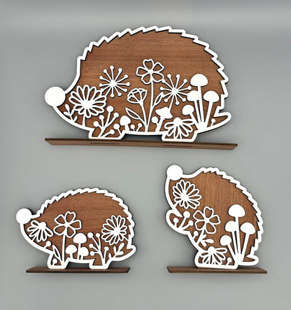 Wooden Decor - Hedgehog
