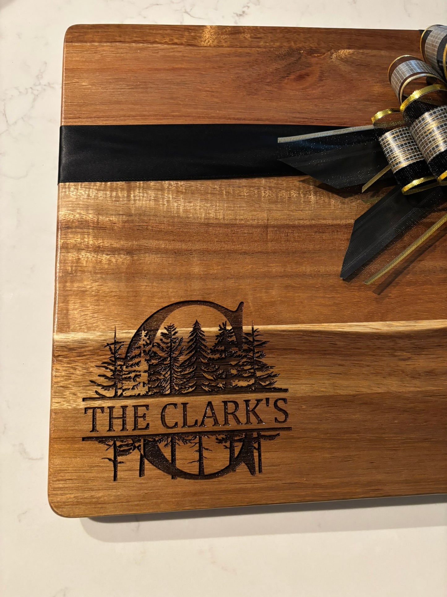 Cutting Board w/ Butcher Block Inlay