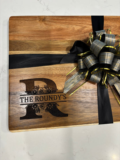 Cutting Board w/ Butcher Block Inlay
