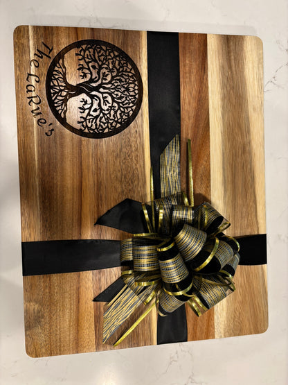 Cutting Board Paddle Shape w/Handle