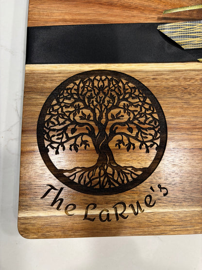 Cutting Board Paddle Shape w/Handle