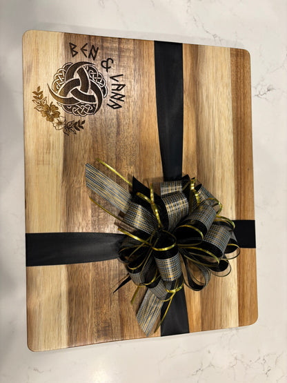 Cutting Board w/ Butcher Block Inlay
