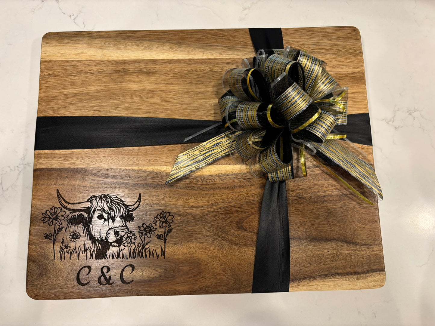 Cutting Board w/ Butcher Block Inlay