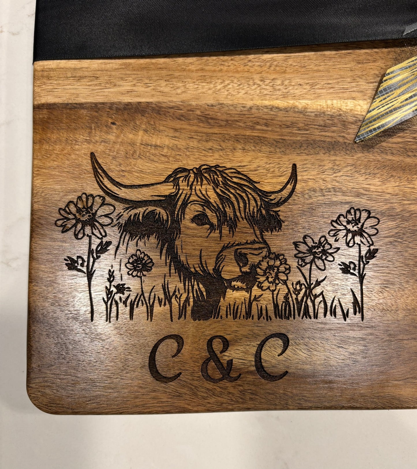 Cutting Board w/ Butcher Block Inlay